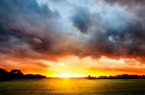 Sunlight, Stormy Clouds wallpapers hd quality