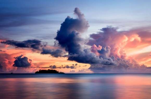 Sunset Clouds, Guam wallpapers hd quality