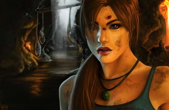 Tomb Raider 2012 Concept Art by Ashley Quenan wallpapers hd quality