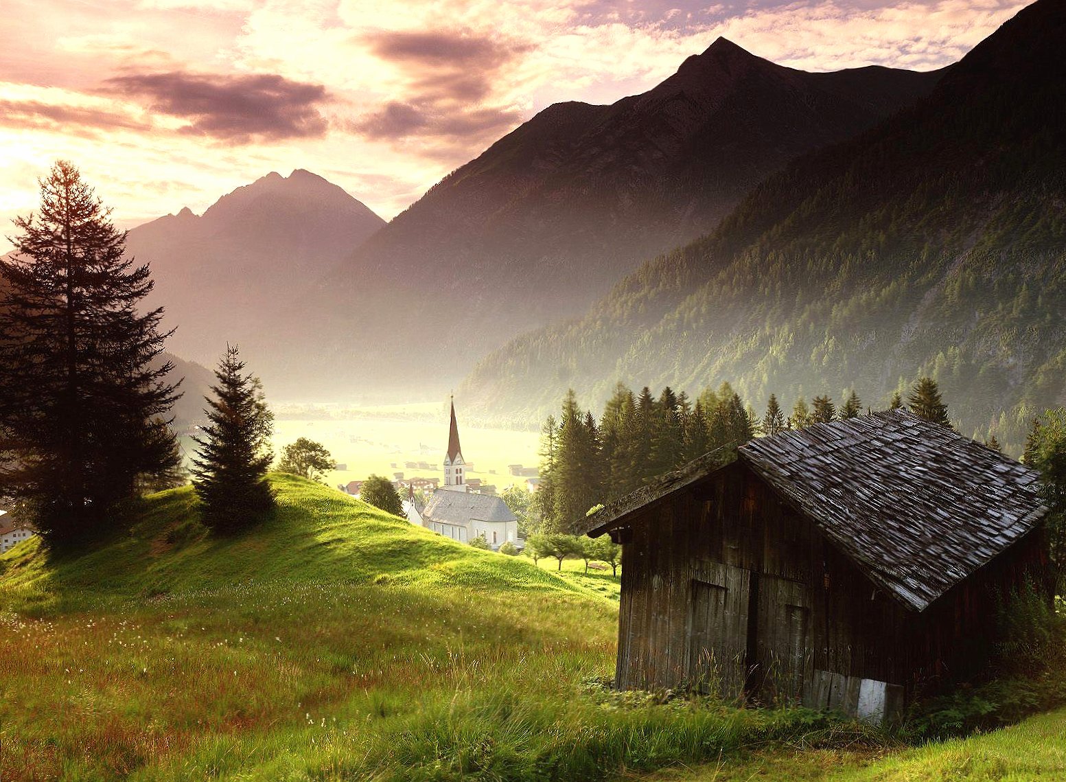 Austria landscape at 1024 x 1024 iPad size wallpapers HD quality