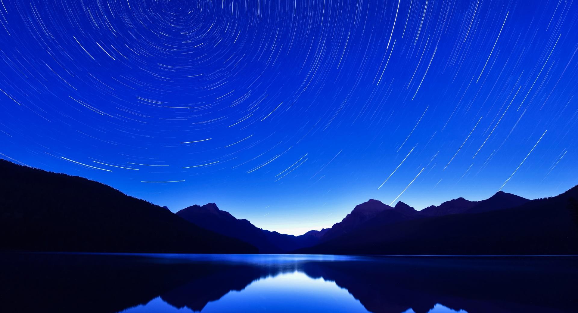 Circle Star Trails wallpapers HD quality