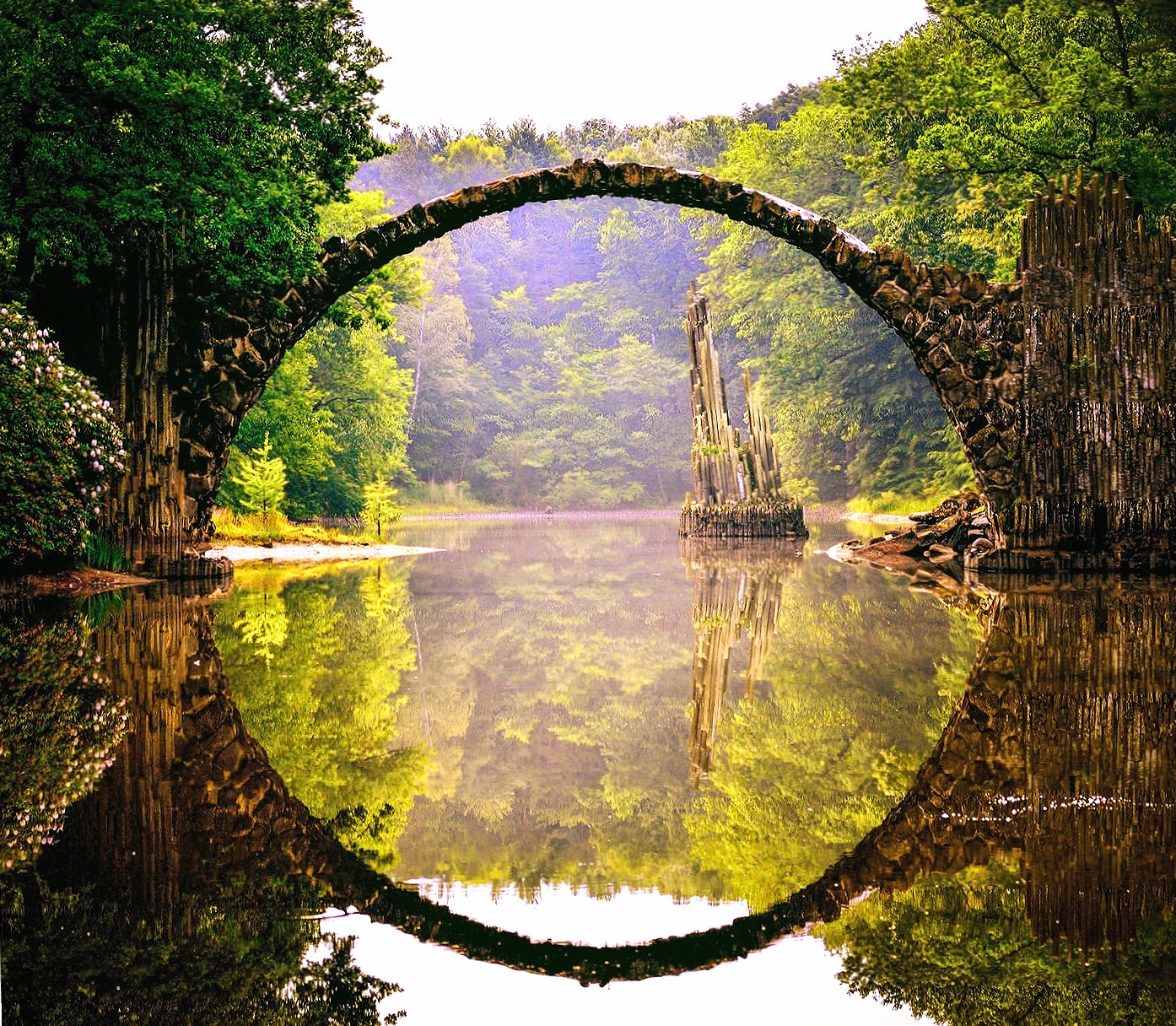 Devils Bridge at 320 x 480 iPhone size wallpapers HD quality