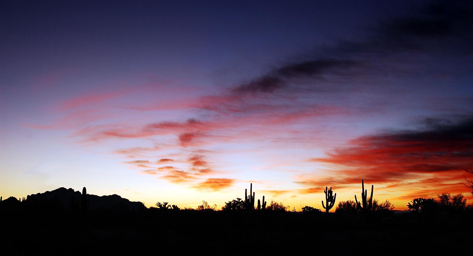 Dusk Arizona at 1152 x 864 size wallpapers HD quality