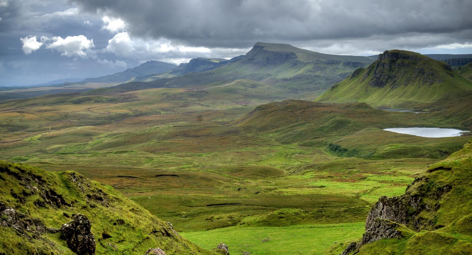 Scotland Mountains Meadows at 640 x 1136 iPhone 5 size wallpapers HD quality