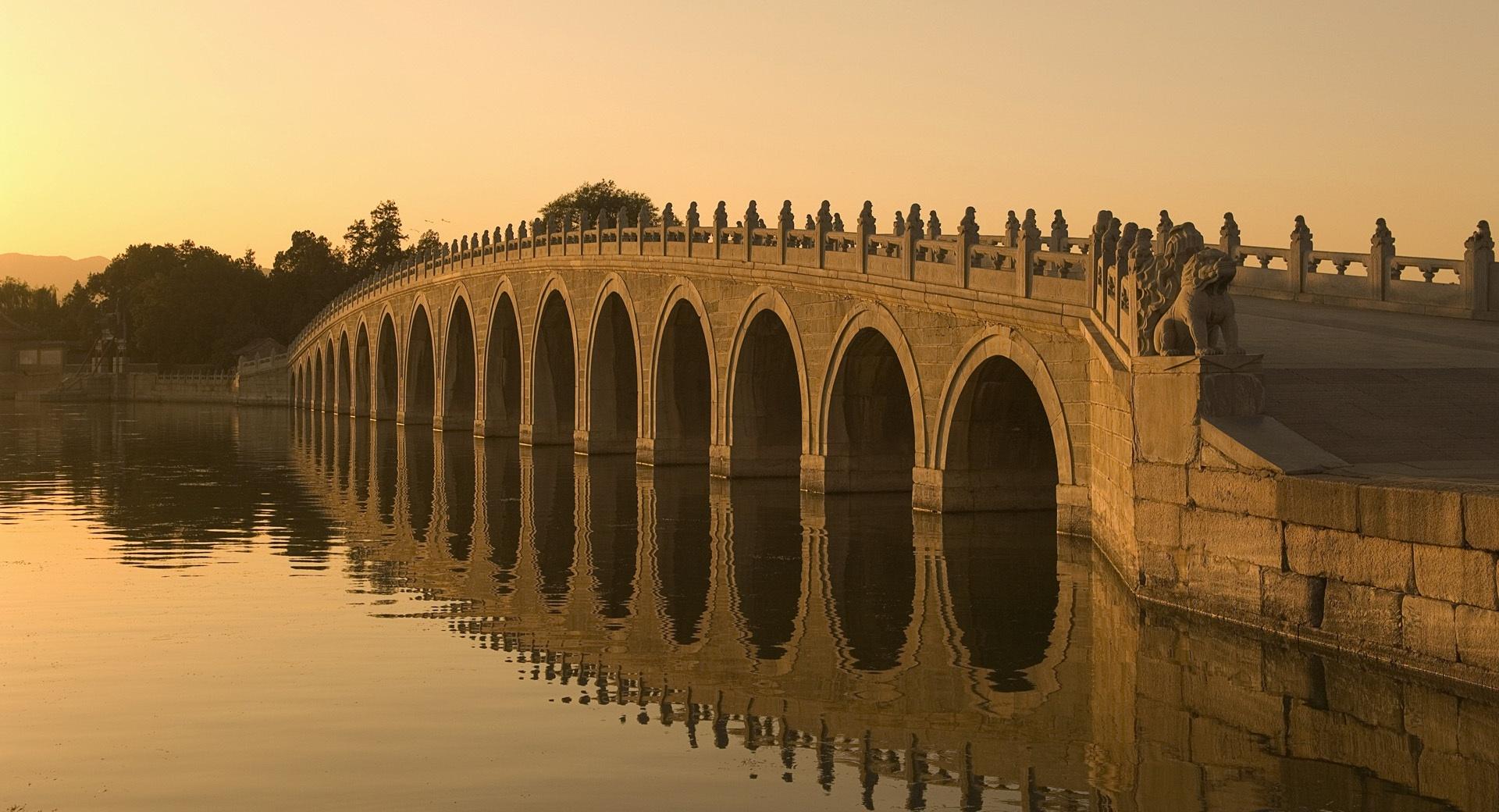 Seventeen Arch Bridge at 1152 x 864 size wallpapers HD quality