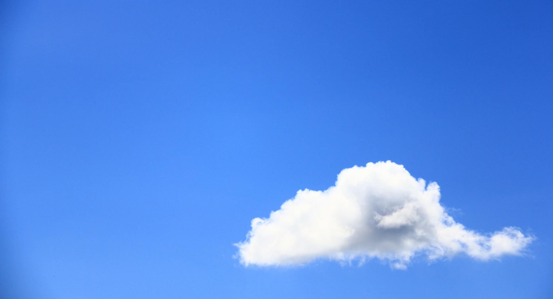 White Cloud Against Blue Sky wallpapers HD quality