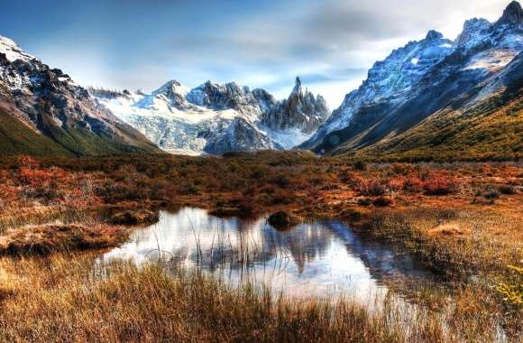 Amazing landscape patagonia