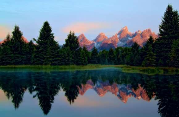 Beautiful Mountain Reflection