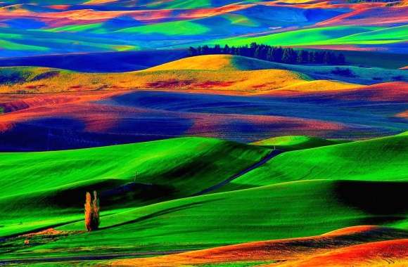 Colorfull hills