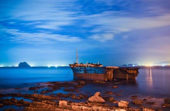 Island View At Night