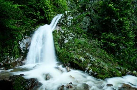 Mountain Waterfall