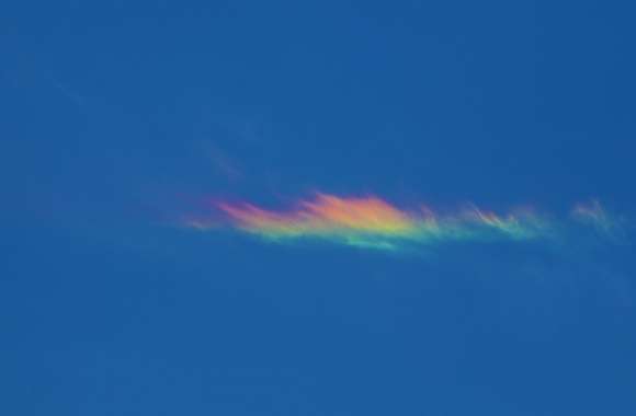 Rainbow Sundog Cloud