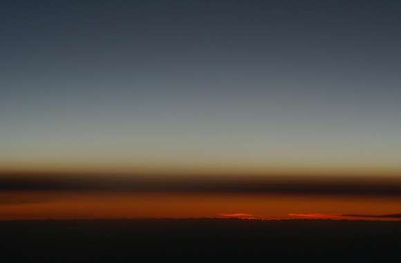 Sunset From Airplane