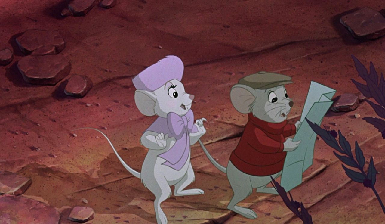 The Rescuers Down Under at 320 x 480 iPhone size wallpapers HD quality