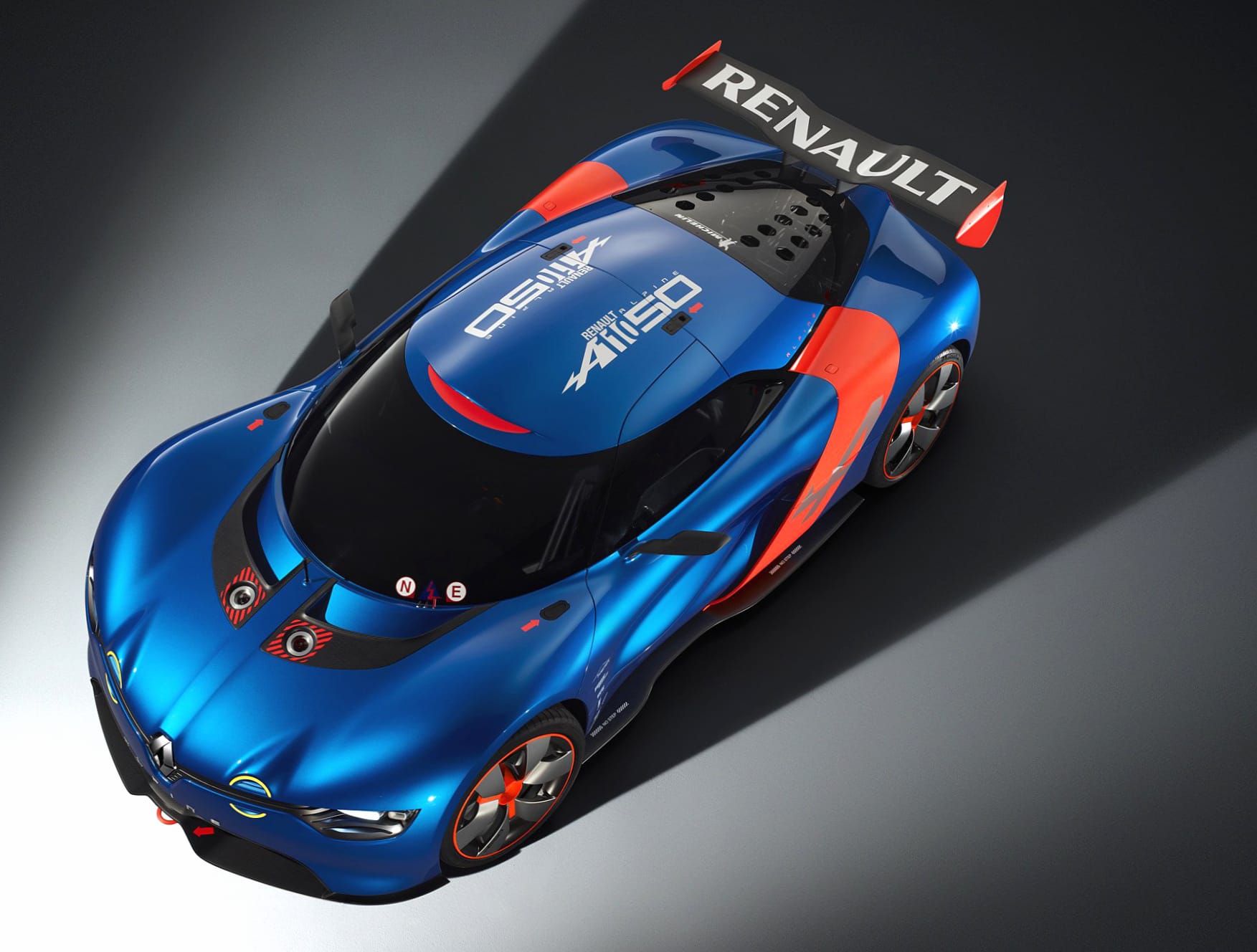 Alpine A110-50 Concept at 1024 x 1024 iPad size wallpapers HD quality