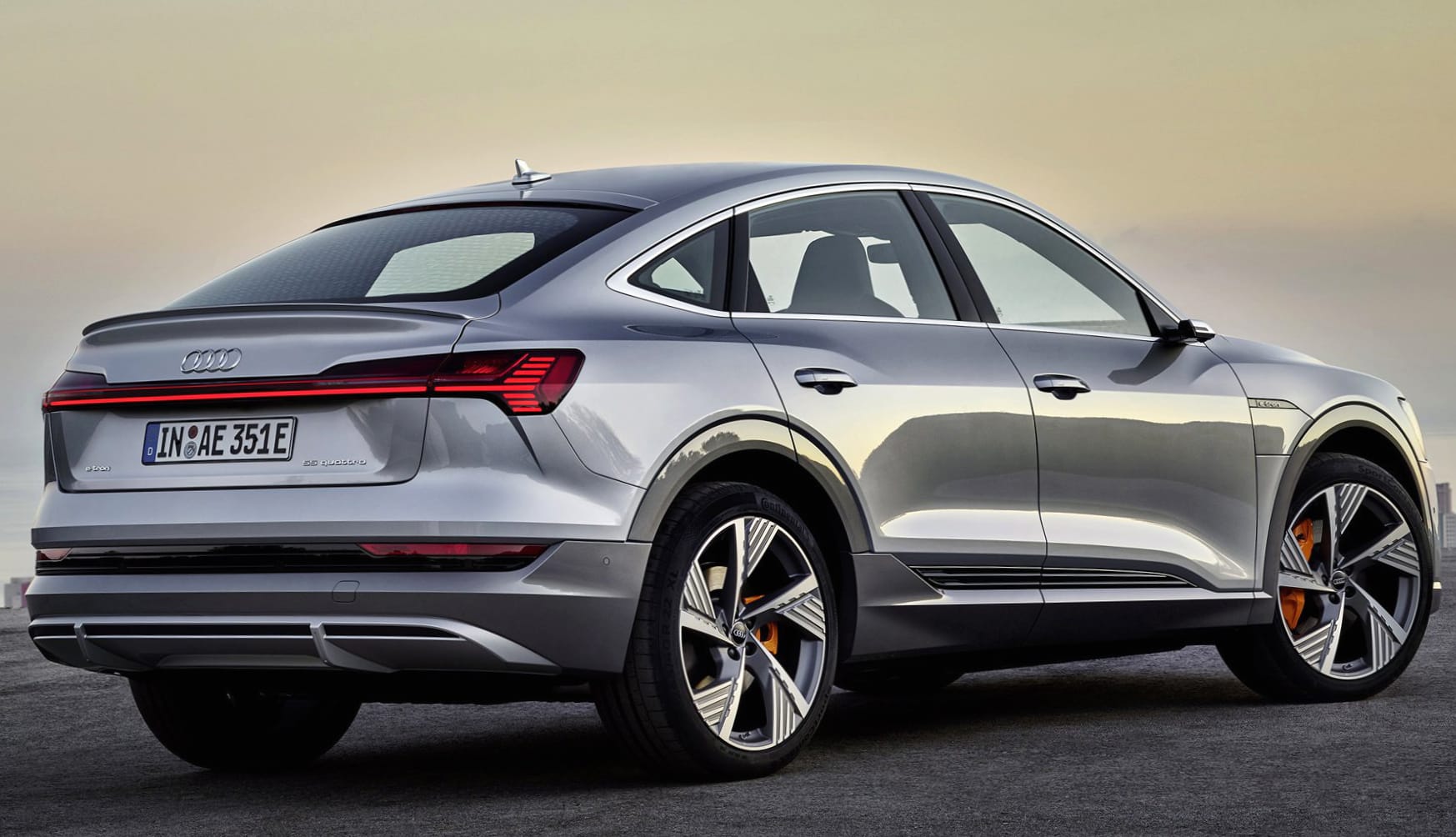 Audi E-Tron Sportback S Line at 750 x 1334 iPhone 6 size wallpapers HD quality