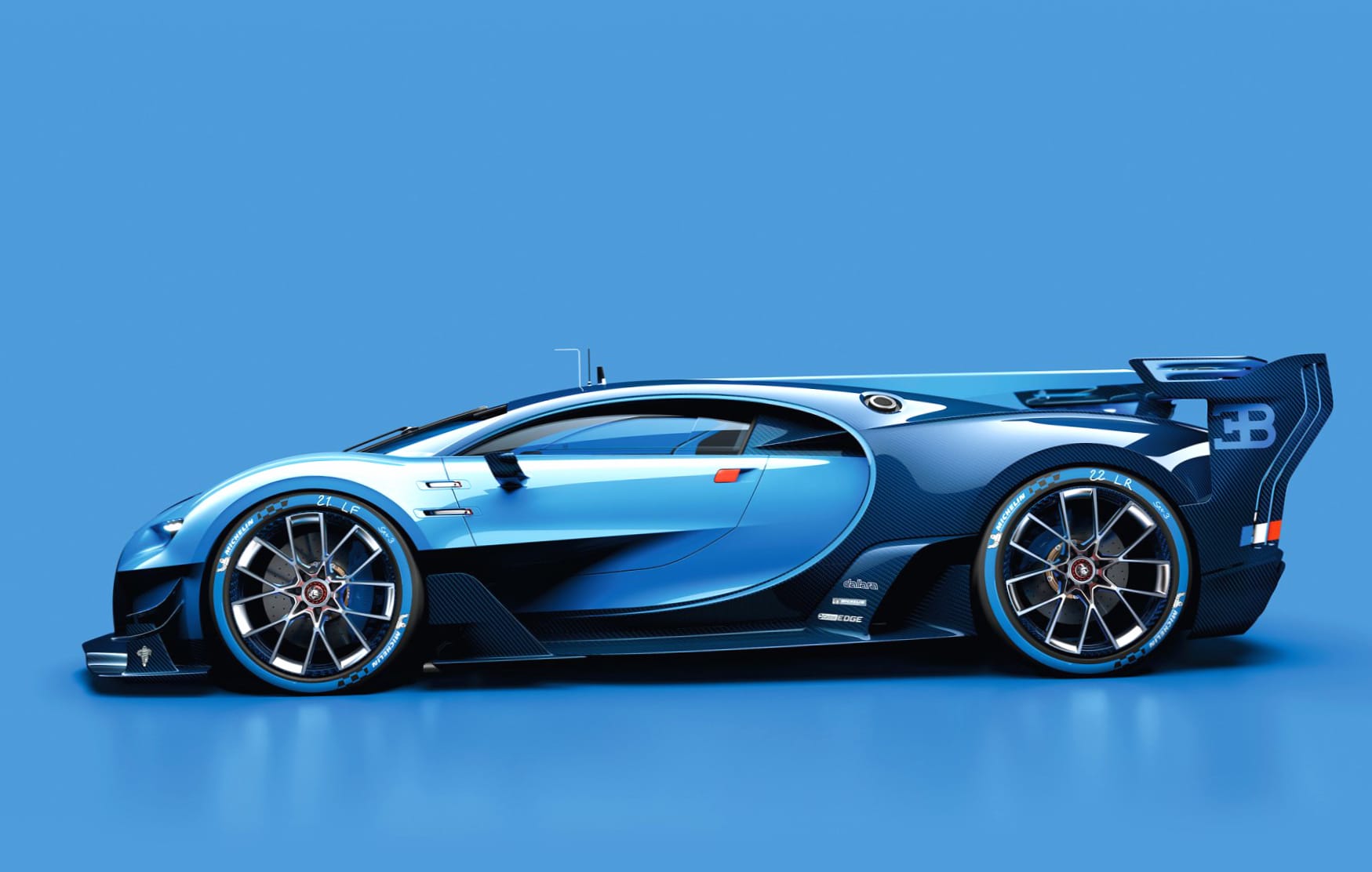 Bugatti Vision Gran Turismo at 1024 x 1024 iPad size wallpapers HD quality