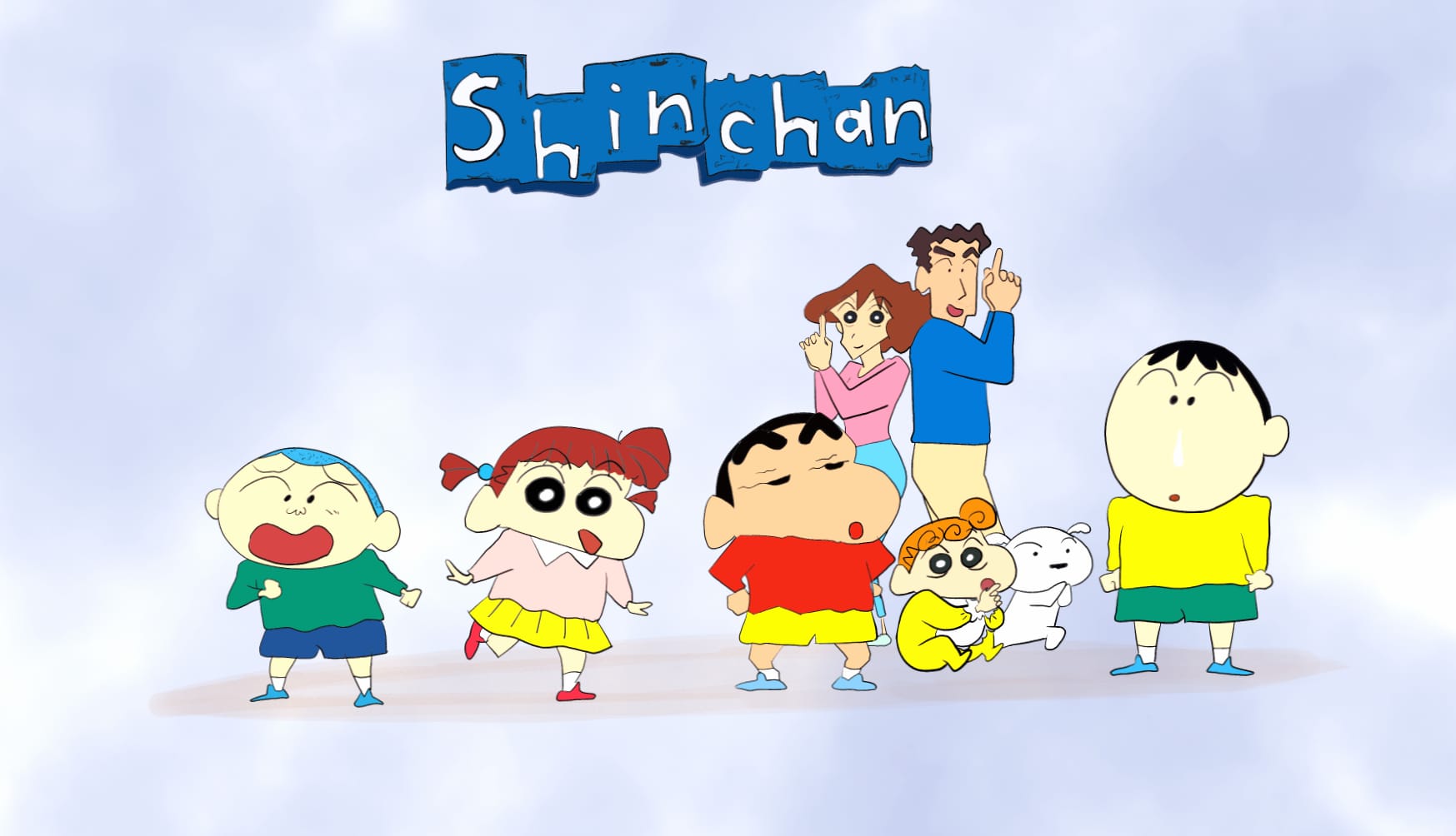 Crayon Shin-chan at 1334 x 750 iPhone 7 size wallpapers HD quality