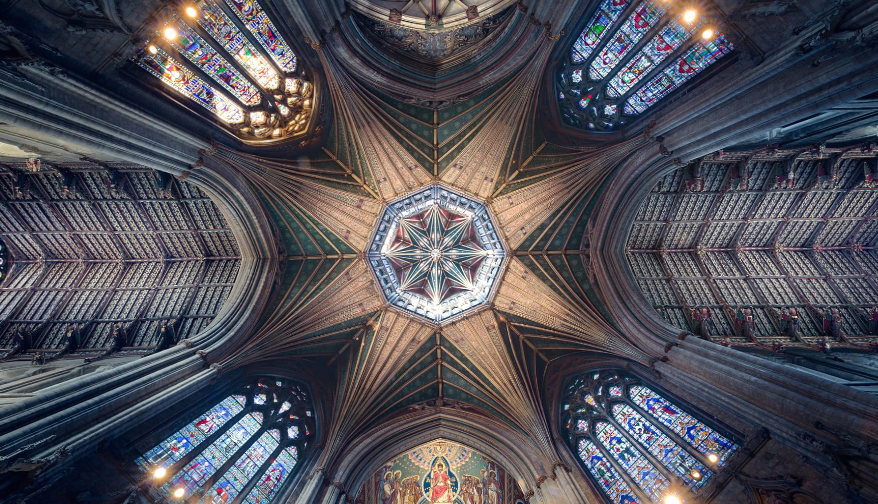 Ely Cathedral at 2048 x 2048 iPad size wallpapers HD quality