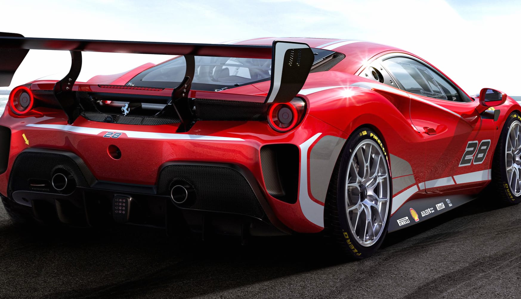 Ferrari 488 Challenge at 1280 x 960 size wallpapers HD quality