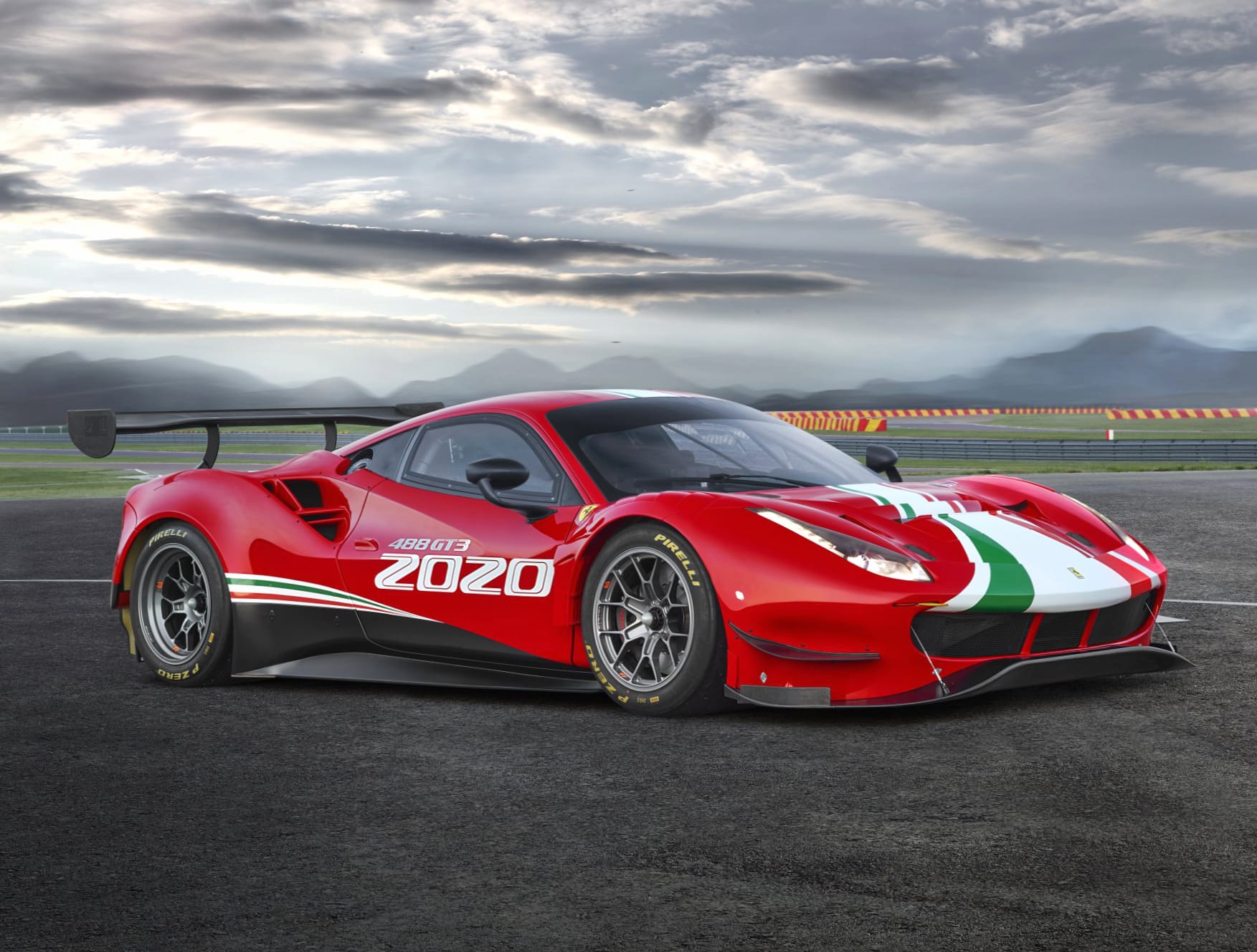 Ferrari 488 GT3 Evo at 1334 x 750 iPhone 7 size wallpapers HD quality