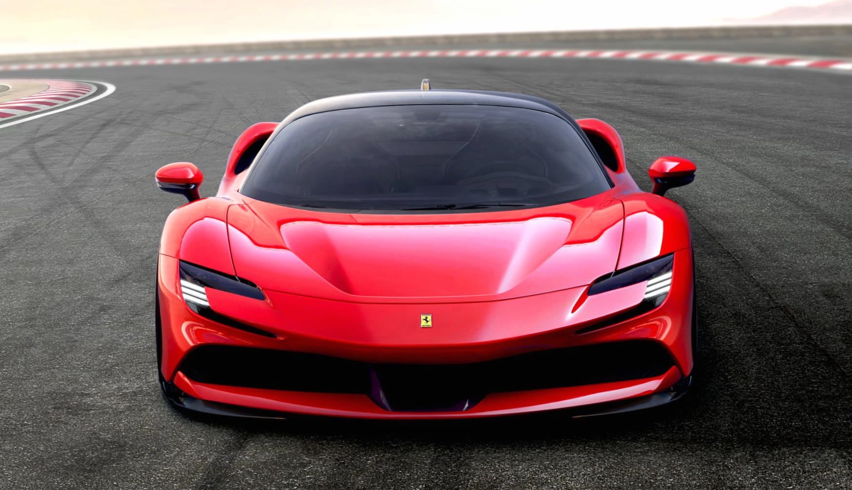 Ferrari SF90 Stradale at 1334 x 750 iPhone 7 size wallpapers HD quality