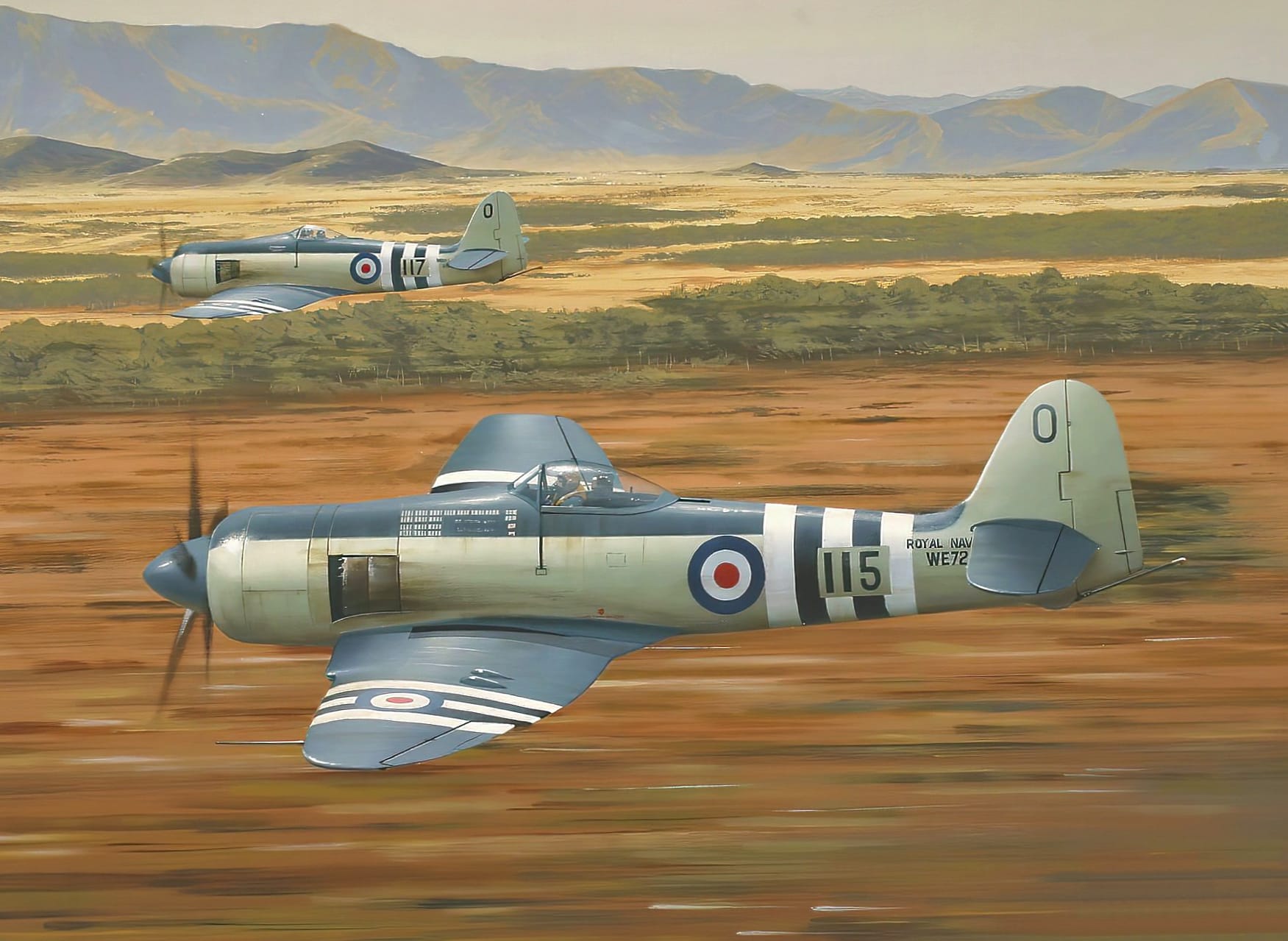 Hawker Sea Fury wallpapers HD quality