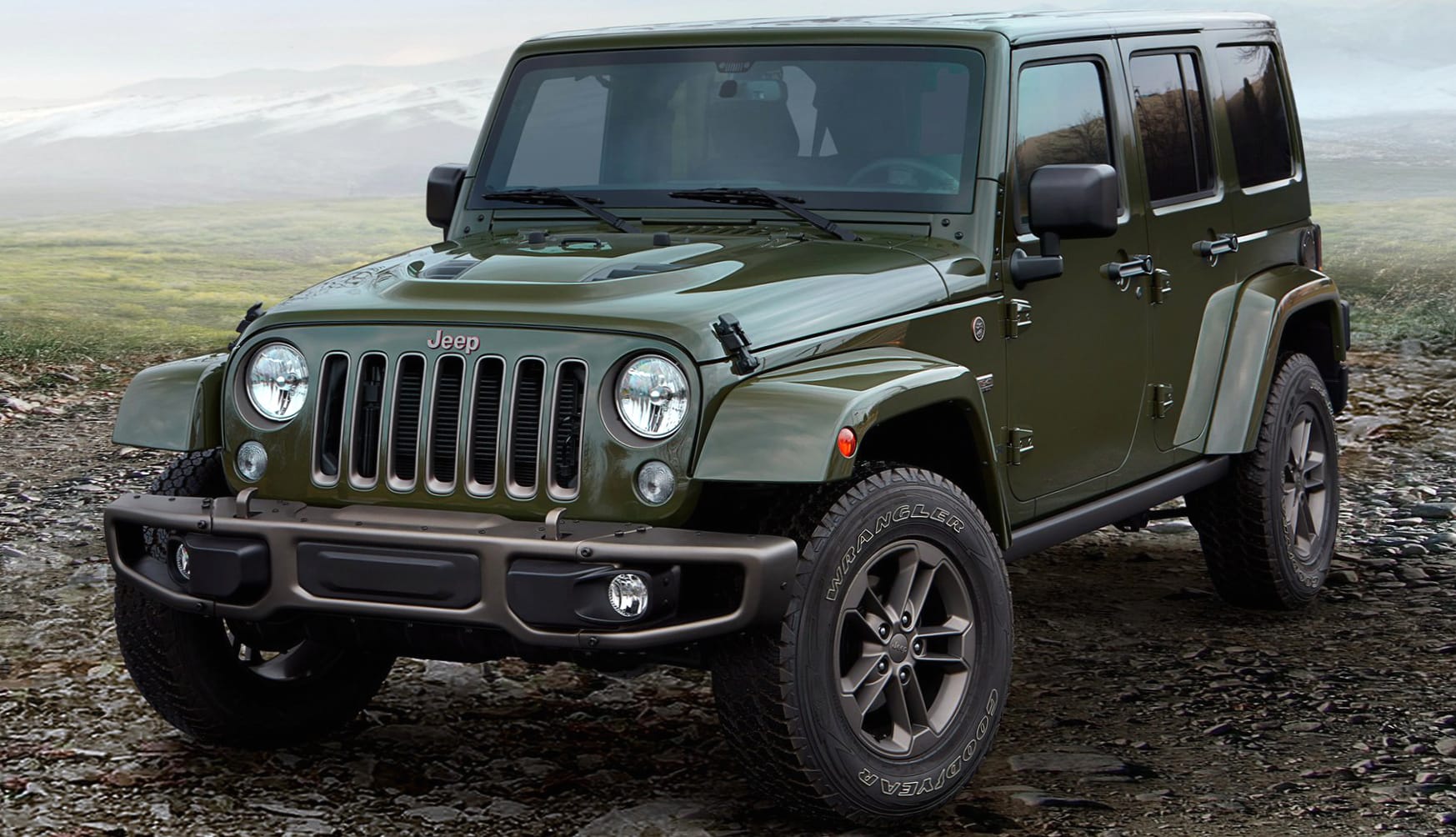 Jeep Wrangler Unlimited 75th Anniversary at 640 x 1136 iPhone 5 size wallpapers HD quality