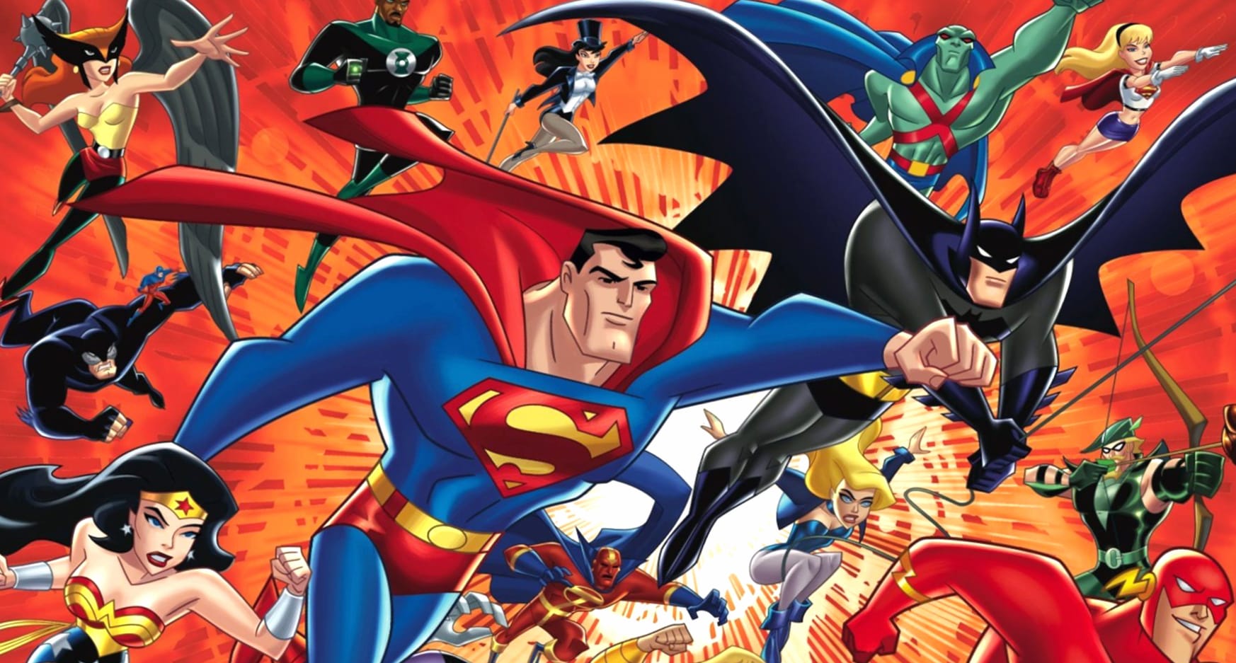 Justice League Unlimited at 320 x 480 iPhone size wallpapers HD quality