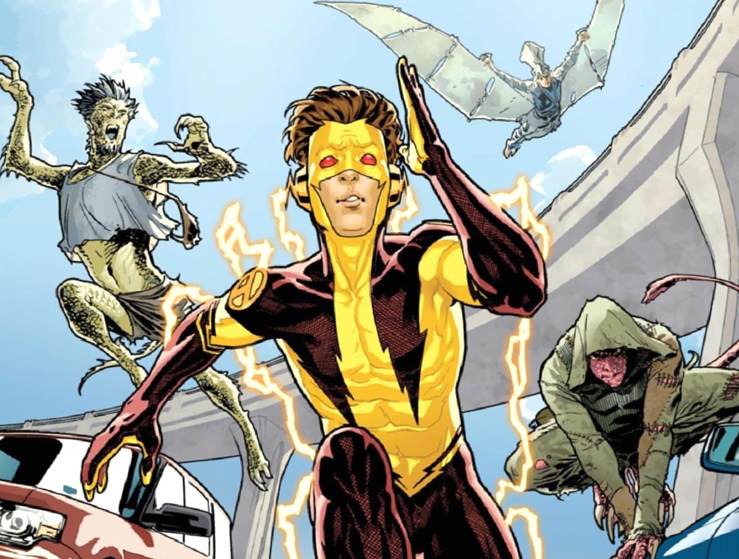 Kid Flash at 1152 x 864 size wallpapers HD quality