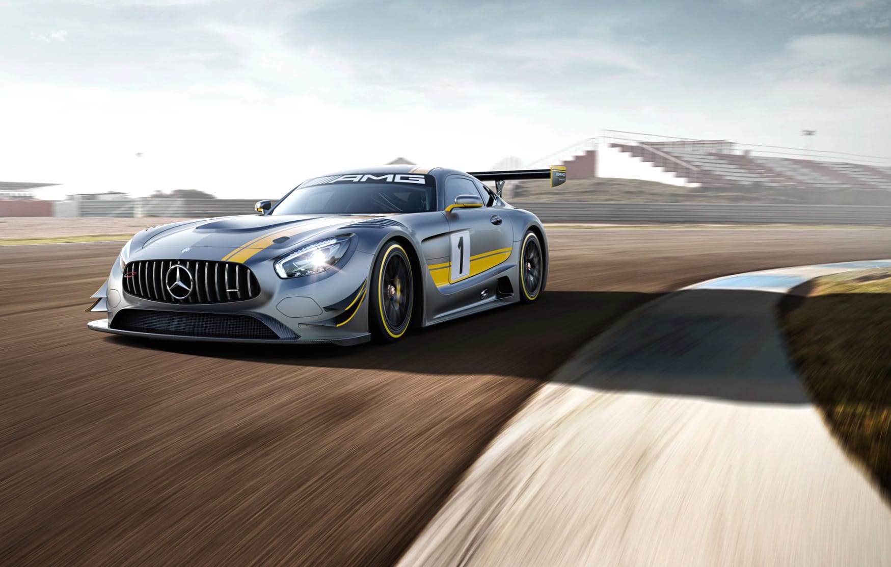 Mercedes-Benz AMG GT3 at 750 x 1334 iPhone 6 size wallpapers HD quality