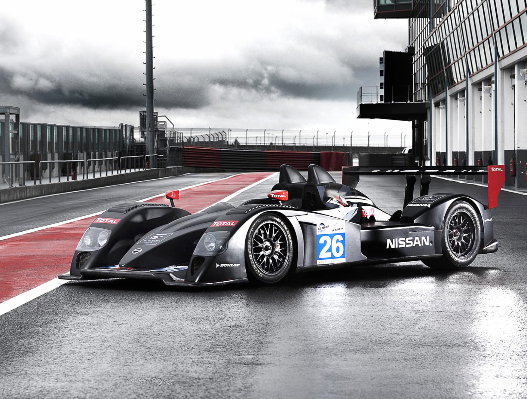 Nissan Signature Racing LMP2 at 640 x 960 iPhone 4 size wallpapers HD quality