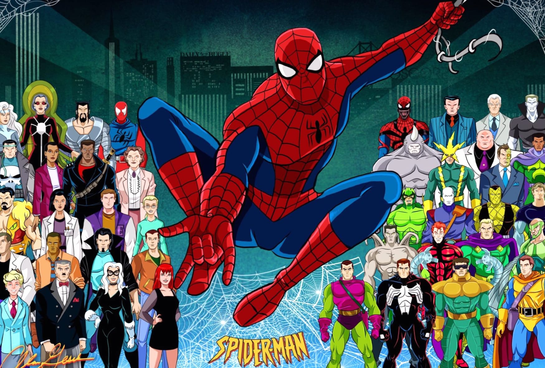 Spider-Man The Animated Series at 1152 x 864 size wallpapers HD quality