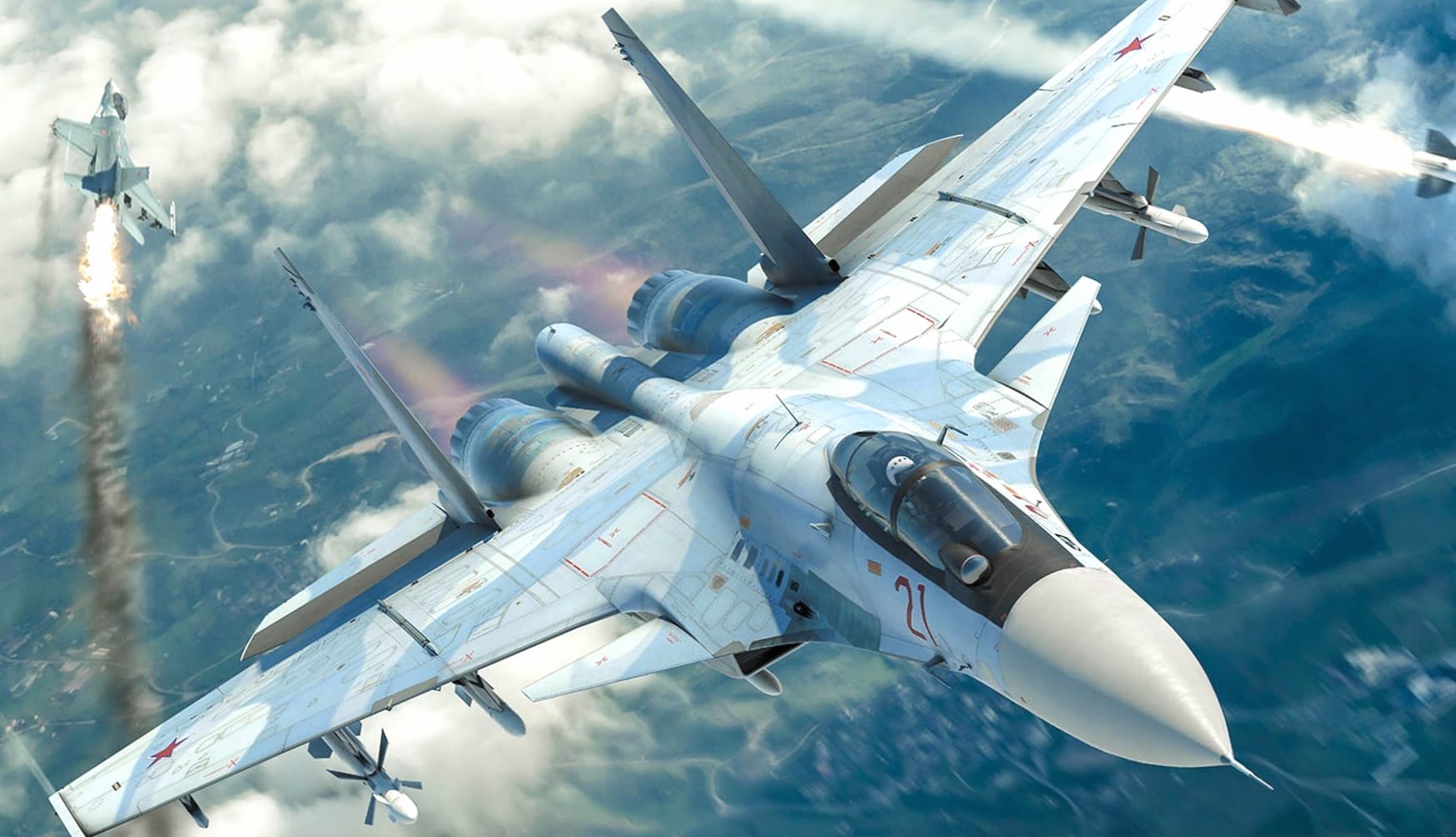 Sukhoi Su-33 at 320 x 480 iPhone size wallpapers HD quality