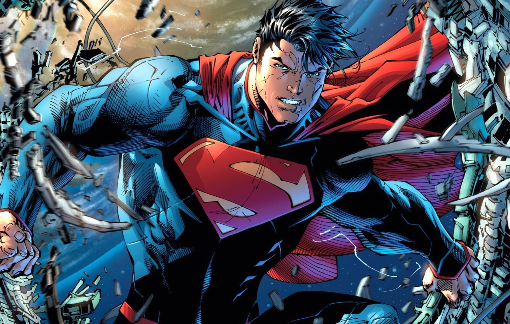 Superman Unchained at 640 x 1136 iPhone 5 size wallpapers HD quality