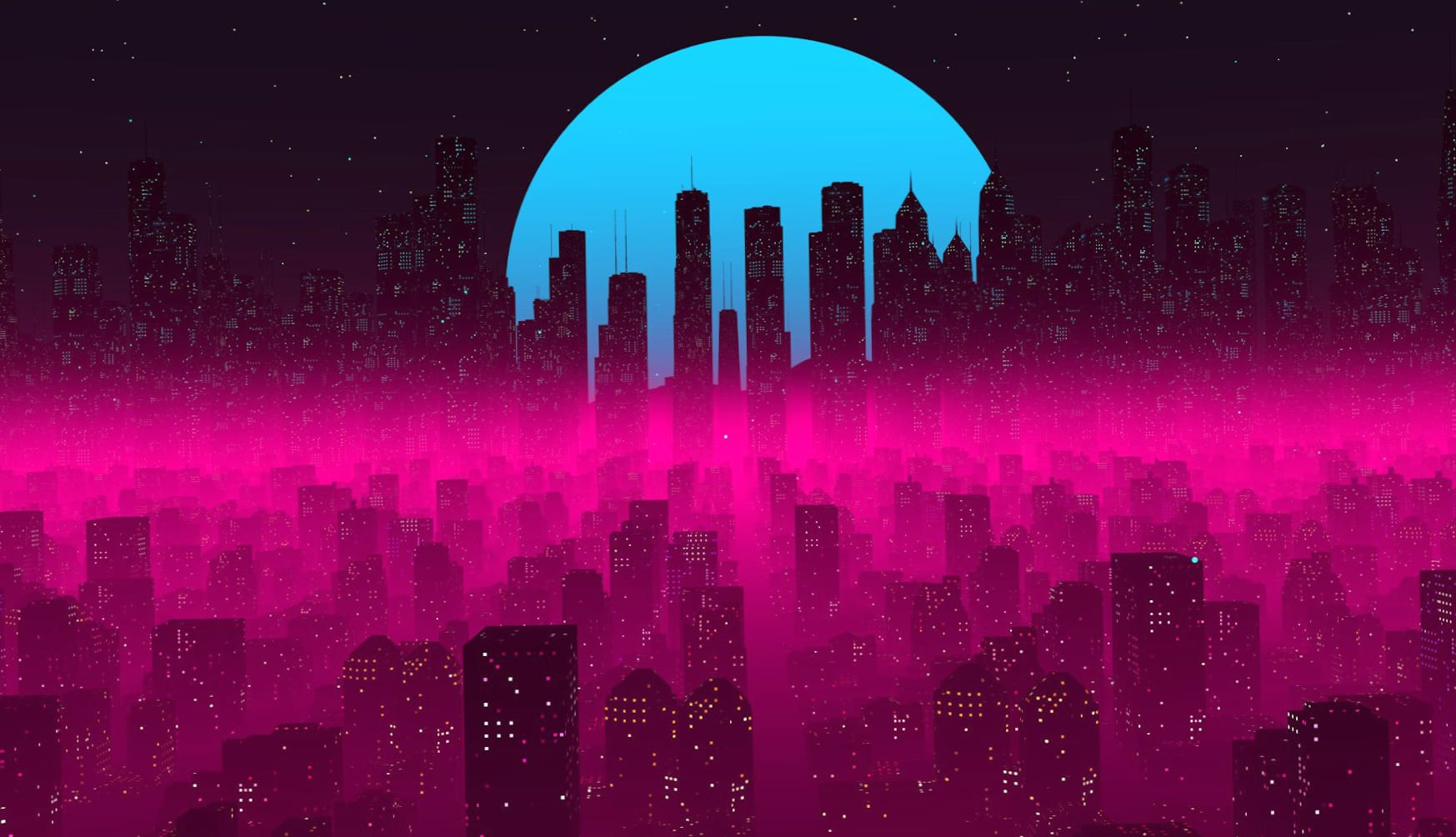 Synthwave wallpapers HD quality