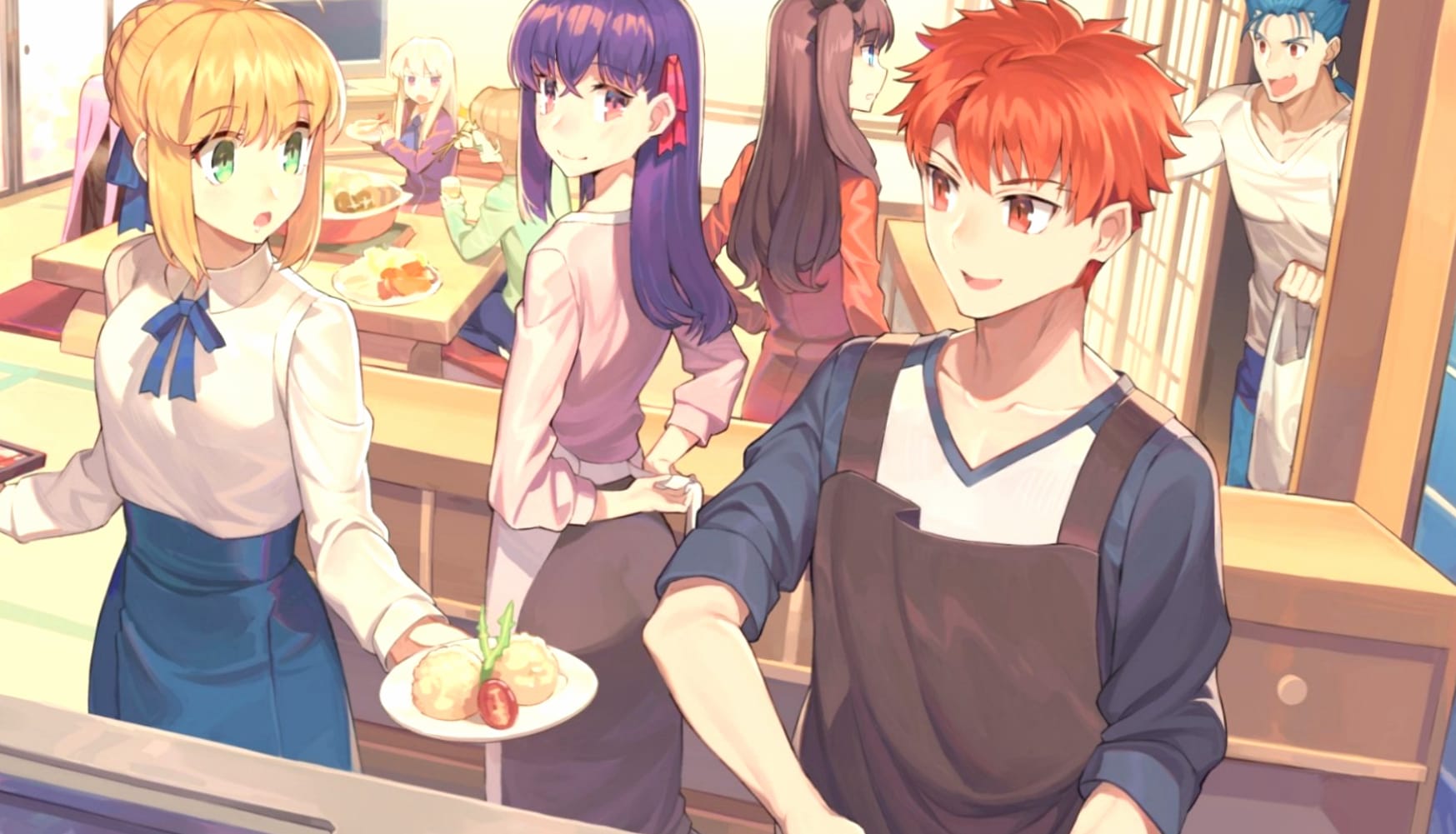 Todays Menu for the Emiya Family at 1024 x 1024 iPad size wallpapers HD quality