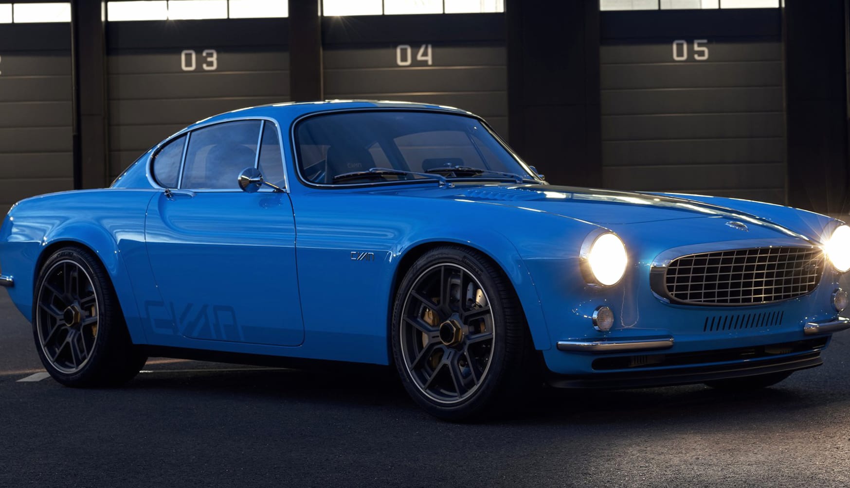 Volvo P1800 Cyan at 1600 x 1200 size wallpapers HD quality