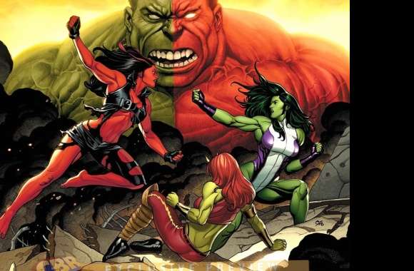 Red She-Hulk wallpapers hd quality