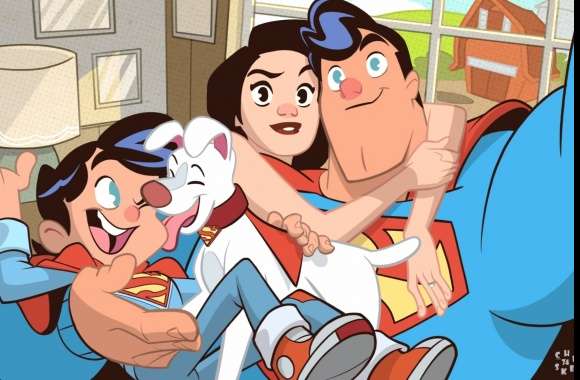 Superman Family Animated Series wallpapers hd quality