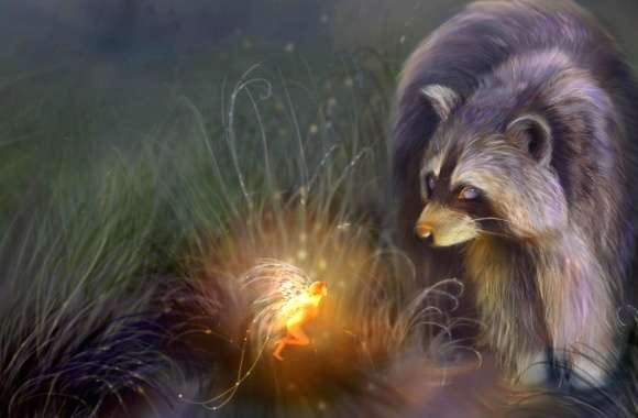 The Fairy And The Raccoon