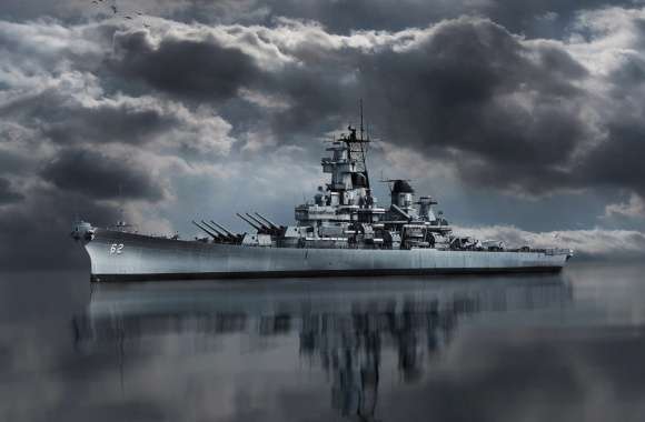 USS New Jersey (BB-62) wallpapers hd quality