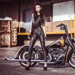 Girls Motorcycles background