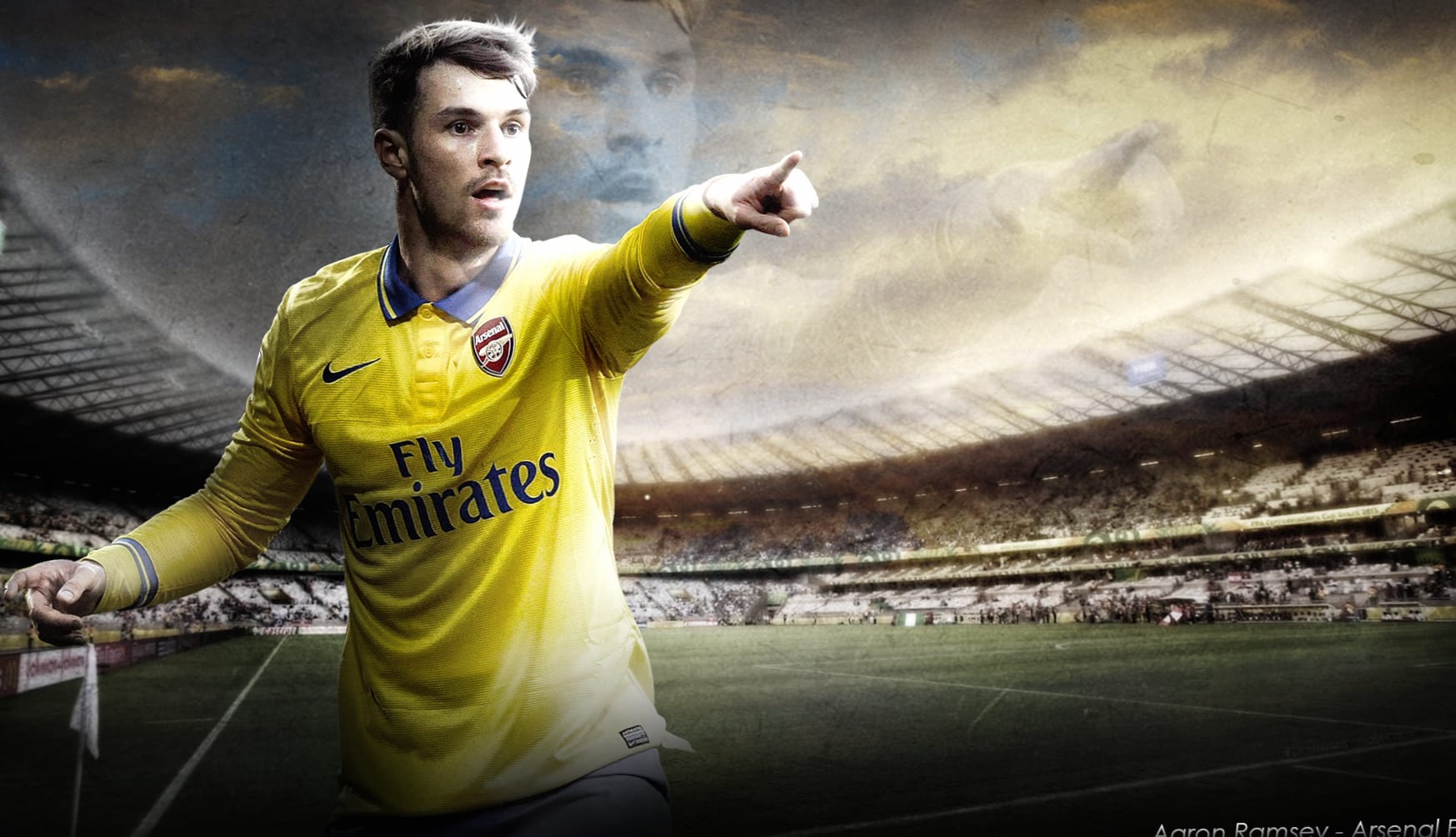 Aaron Ramsey at 640 x 1136 iPhone 5 size wallpapers HD quality