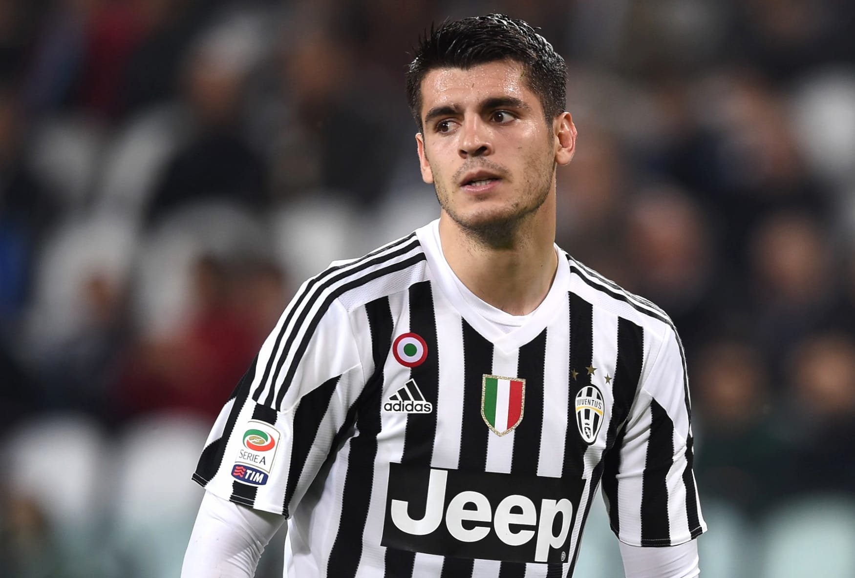 Alvaro Morata at 640 x 960 iPhone 4 size wallpapers HD quality