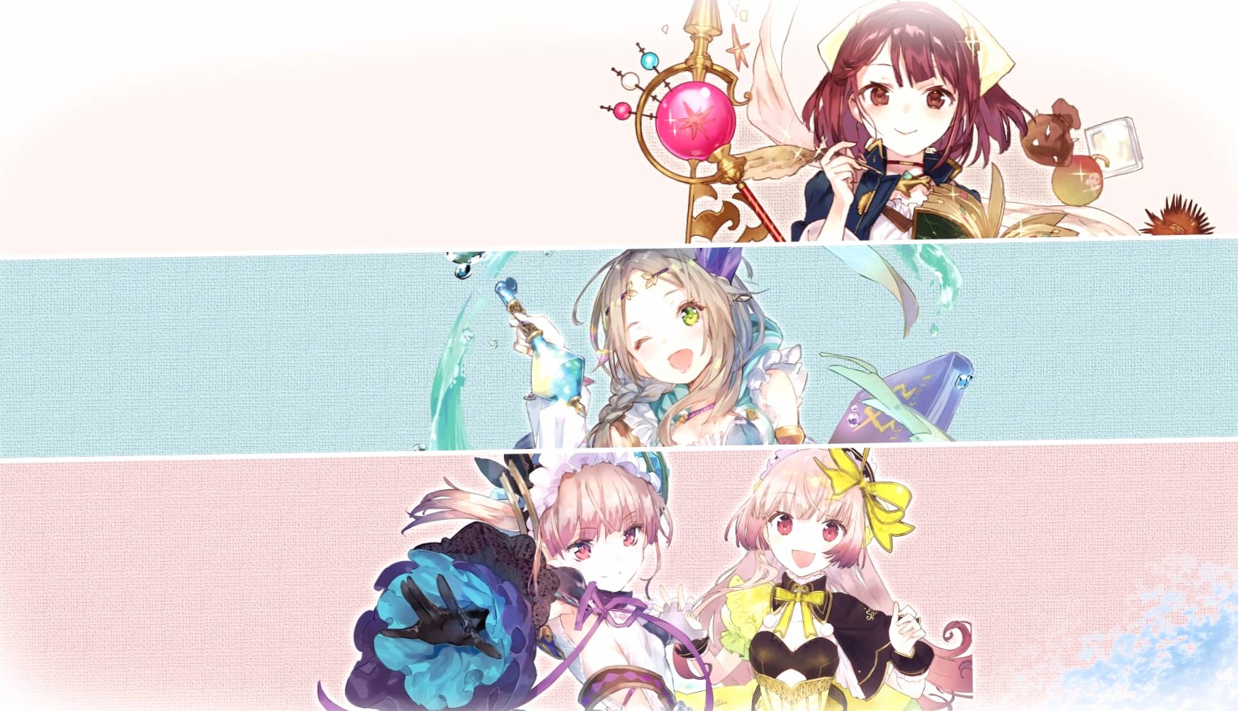 Atelier Mysterious Trilogy Deluxe Pack at 750 x 1334 iPhone 6 size wallpapers HD quality