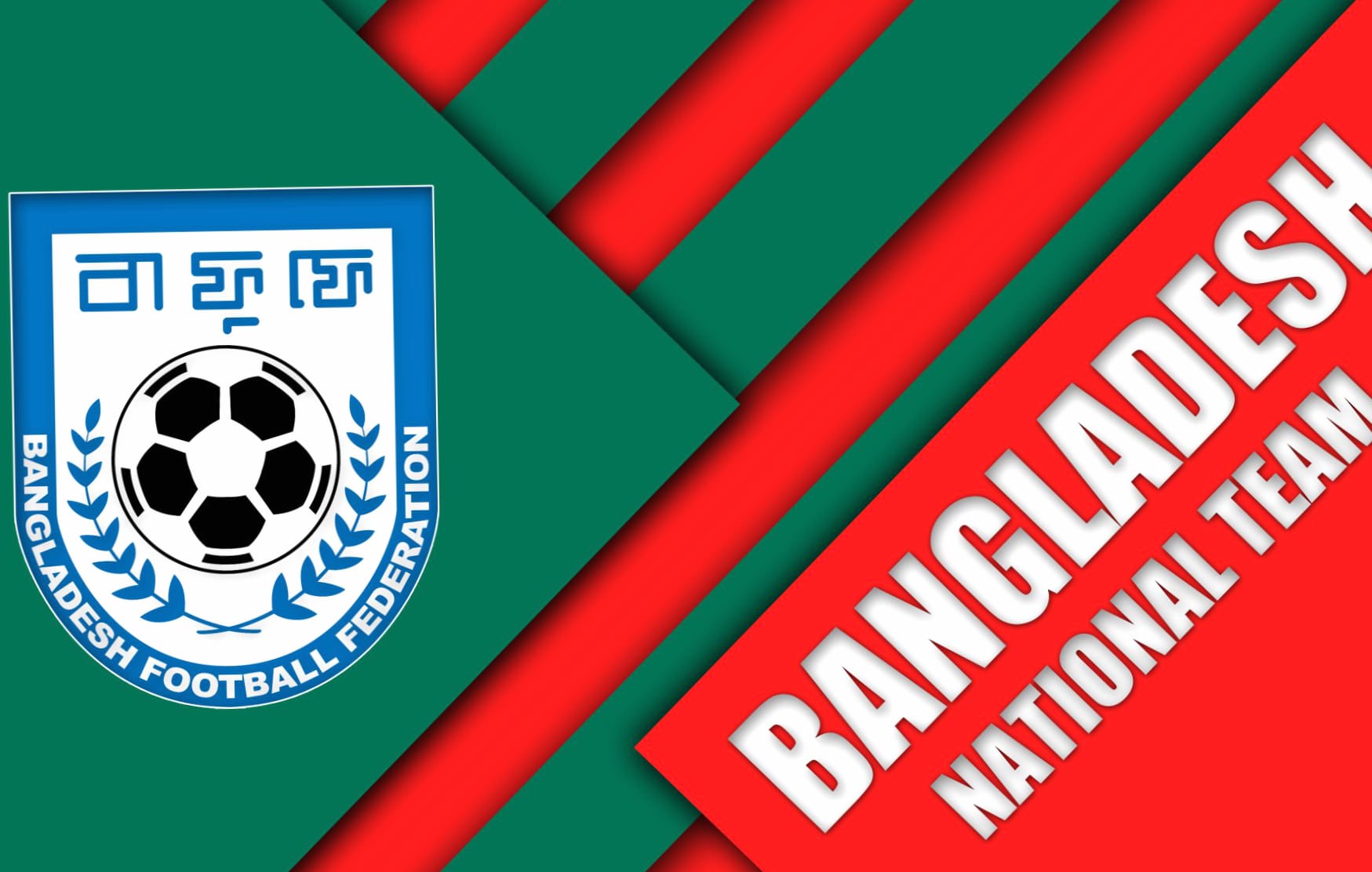 Bangladesh National Football Team at 2048 x 2048 iPad size wallpapers HD quality
