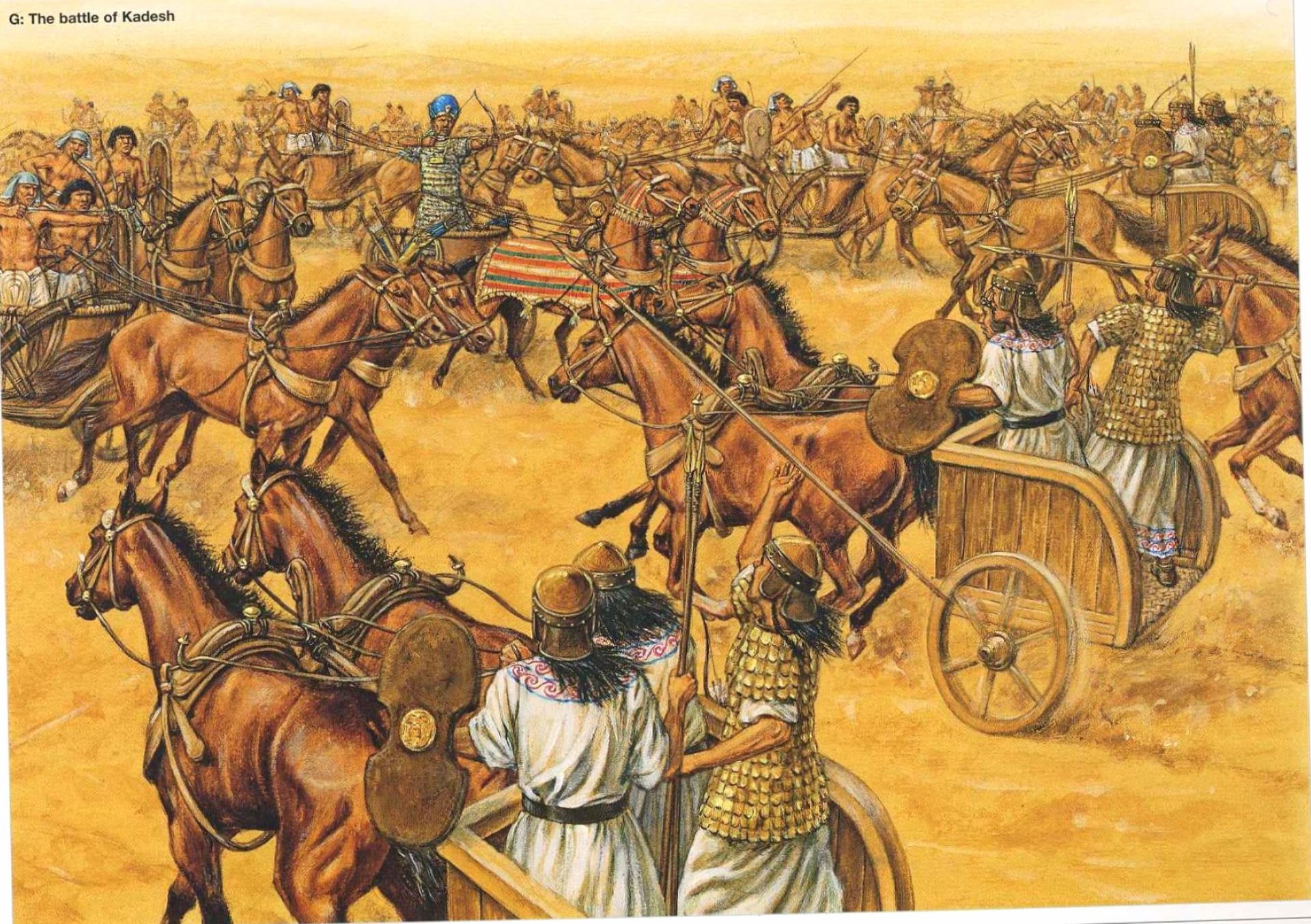 Battle Of Kadesh at 1024 x 1024 iPad size wallpapers HD quality