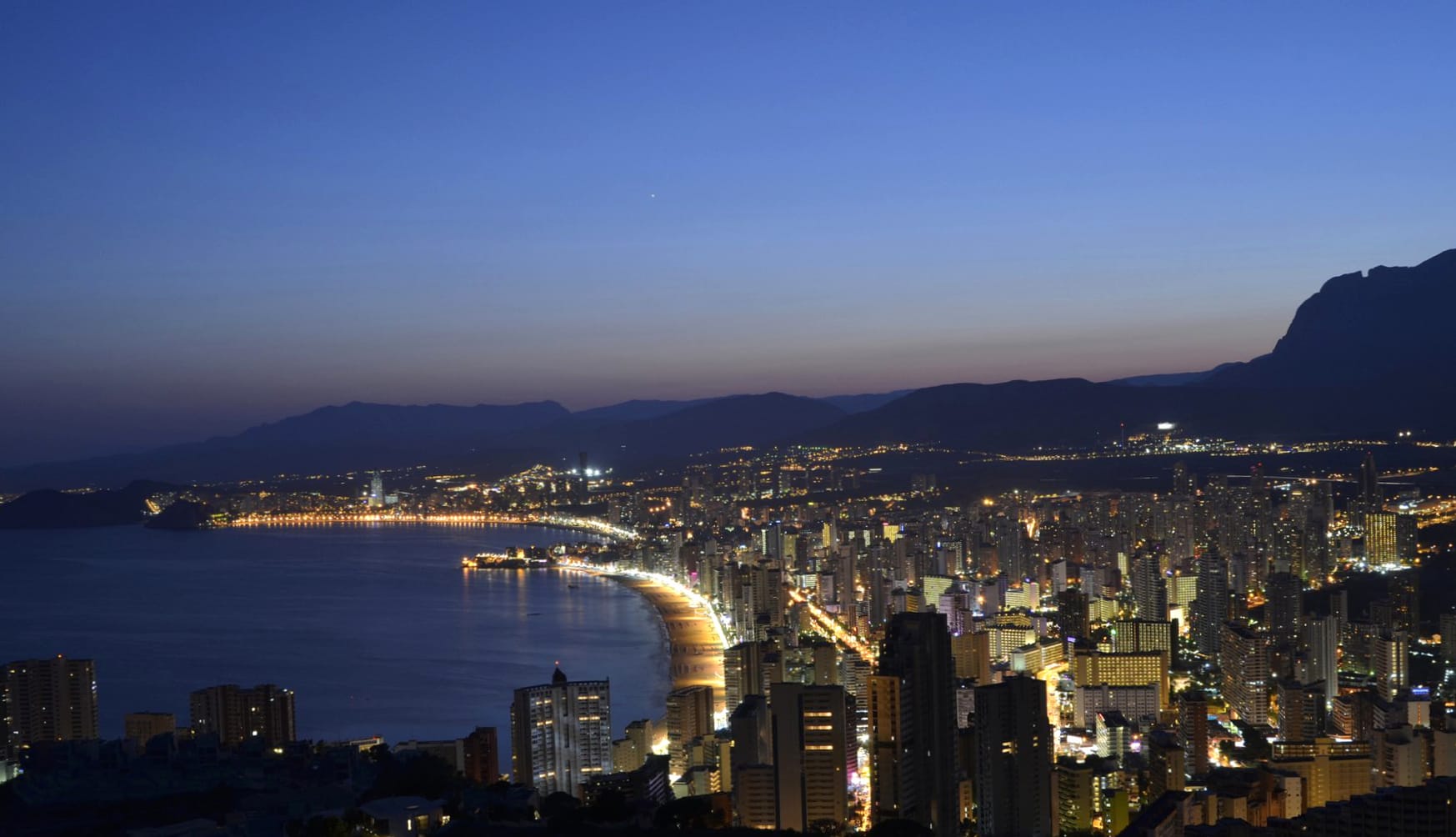 Benidorm at 320 x 480 iPhone size wallpapers HD quality