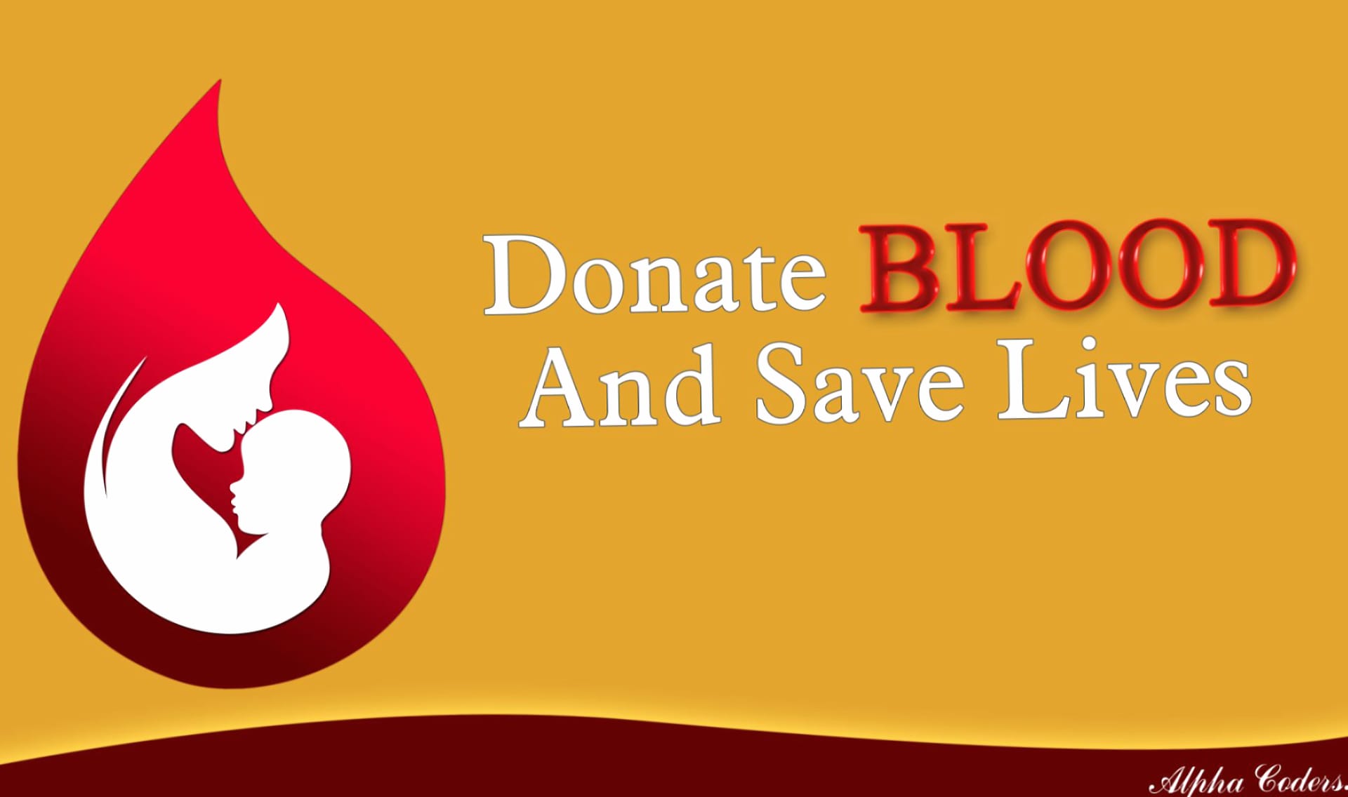 Blood Donor Month at 320 x 480 iPhone size wallpapers HD quality